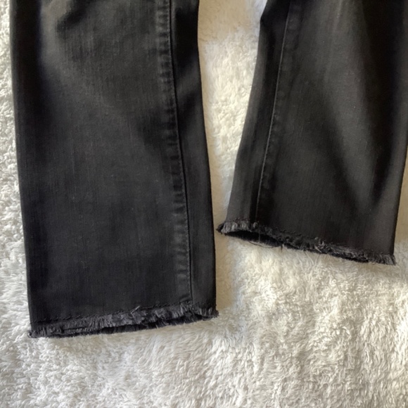 Rachel Roy Straight Raw Frayed Hem Ankle Jeans - Picture 3 of 3